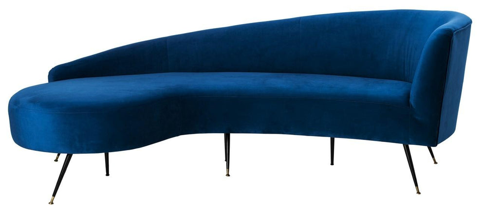 Safavieh Evangeline Parisian Sofa - Navy | Sofas | Modishstore - 2