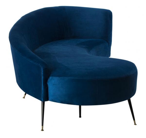 Safavieh Evangeline Parisian Sofa - Navy | Sofas | Modishstore - 4