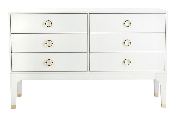 Safavieh Lorna Contemporary Dresser - White | Dressers | Modishstore - 2