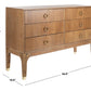 Safavieh Lorna Contemporary Dresser - Rustic Oak | Dressers | Modishstore - 4