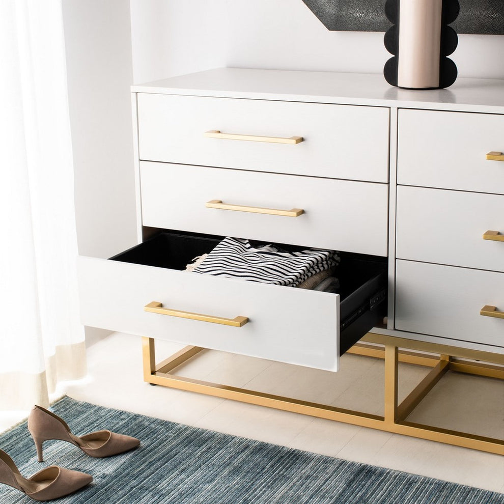Safavieh Estelle Dresser - White | Dressers | Modishstore - 5