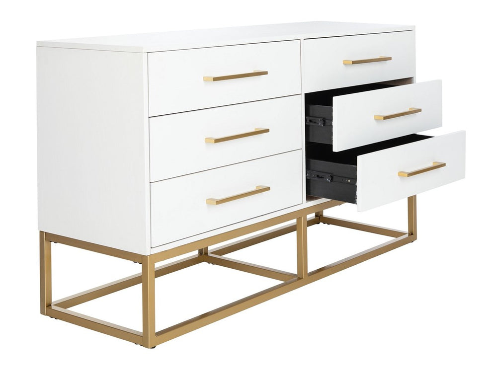 Safavieh Estelle Dresser - White | Dressers | Modishstore - 3