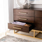 Safavieh Estelle Dresser - Walnut | Dressers | Modishstore - 4