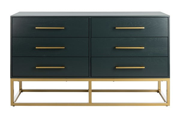Safavieh Estelle Dresser - Teal | Dressers | Modishstore - 2