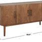 Safavieh Doderick Mid-Century Media Sta - Medium Oak | Accent Tables | Modishstore - 3
