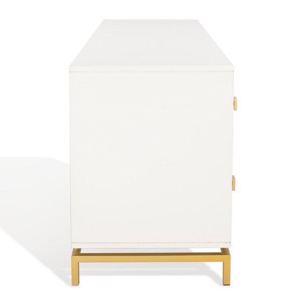 Safavieh Claudette 4 Drawer Dresser - White | Dressers | Modishstore - 5