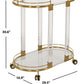 Safavieh Lennon Bar Trolley - Clear | Bar Carts | Modishstore - 3