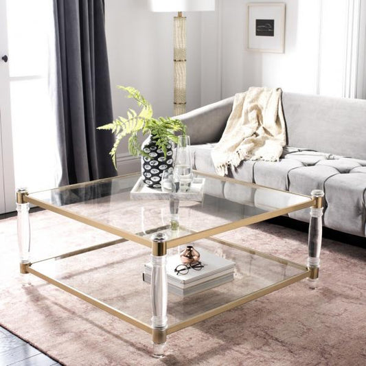Safavieh Isabelle Coffee Table - Clear | Coffee Tables | Modishstore