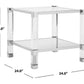 Safavieh Angie End Table - Silver | Accent Tables | Modishstore - 3
