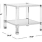Safavieh Angie End Table - Silver | Accent Tables | Modishstore - 3