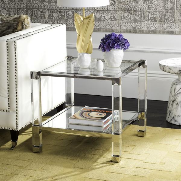 Safavieh Angie End Table - Silver | Accent Tables | Modishstore