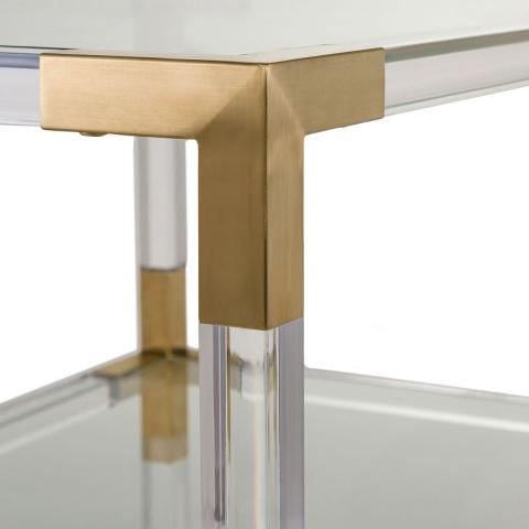 Safavieh Louisa End Table - Clear | Accent Tables | Modishstore - 4