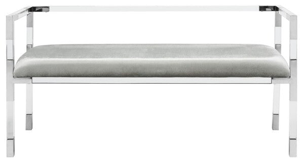 Safavieh Anastasia Bench - Silver | Benches | Modishstore - 2