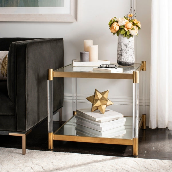 Safavieh Shayla Accent Table - Gold | Accent Tables | Modishstore