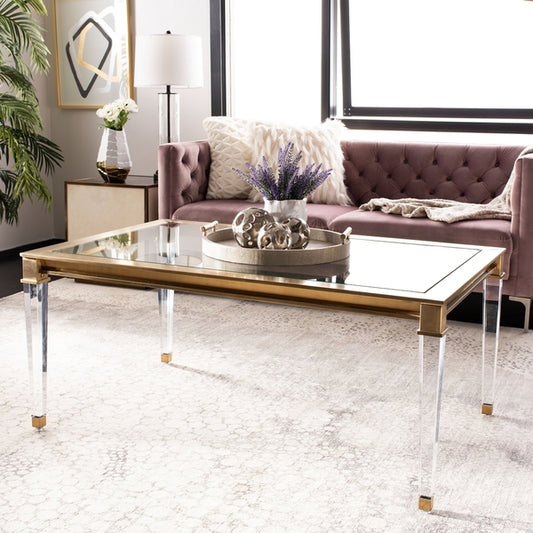 Safavieh Charleston Coffee Table - Gold | Coffee Tables | Modishstore