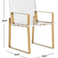 Safavieh Langston Chair - Clear | Dining Chairs | Modishstore - 3