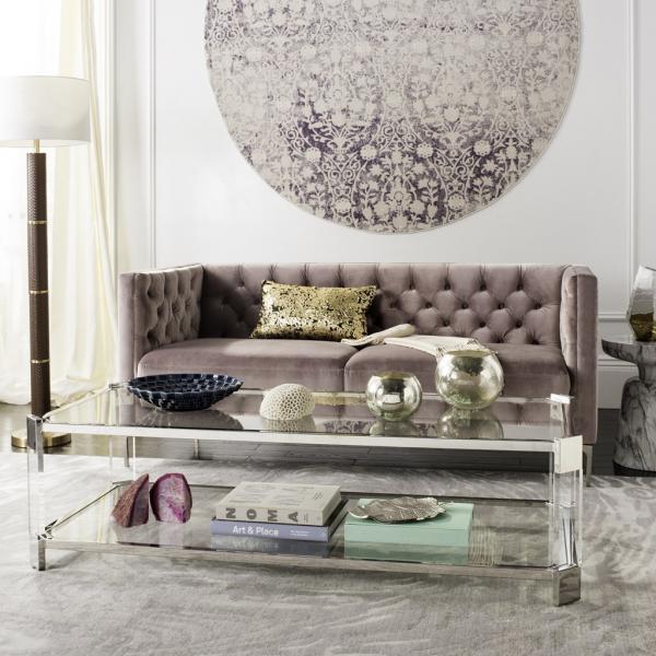Safavieh Gianna Acrylic Coffee Table - Clear | Coffee Tables | Modishstore