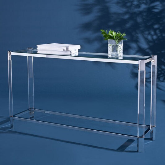 Safavieh Gianna Acrylic Console Table - Clear | Console Tables | Modishstore
