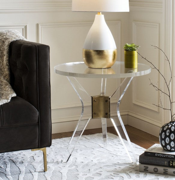 Safavieh Werner Acrylic End Table - Clear | Accent Tables | Modishstore