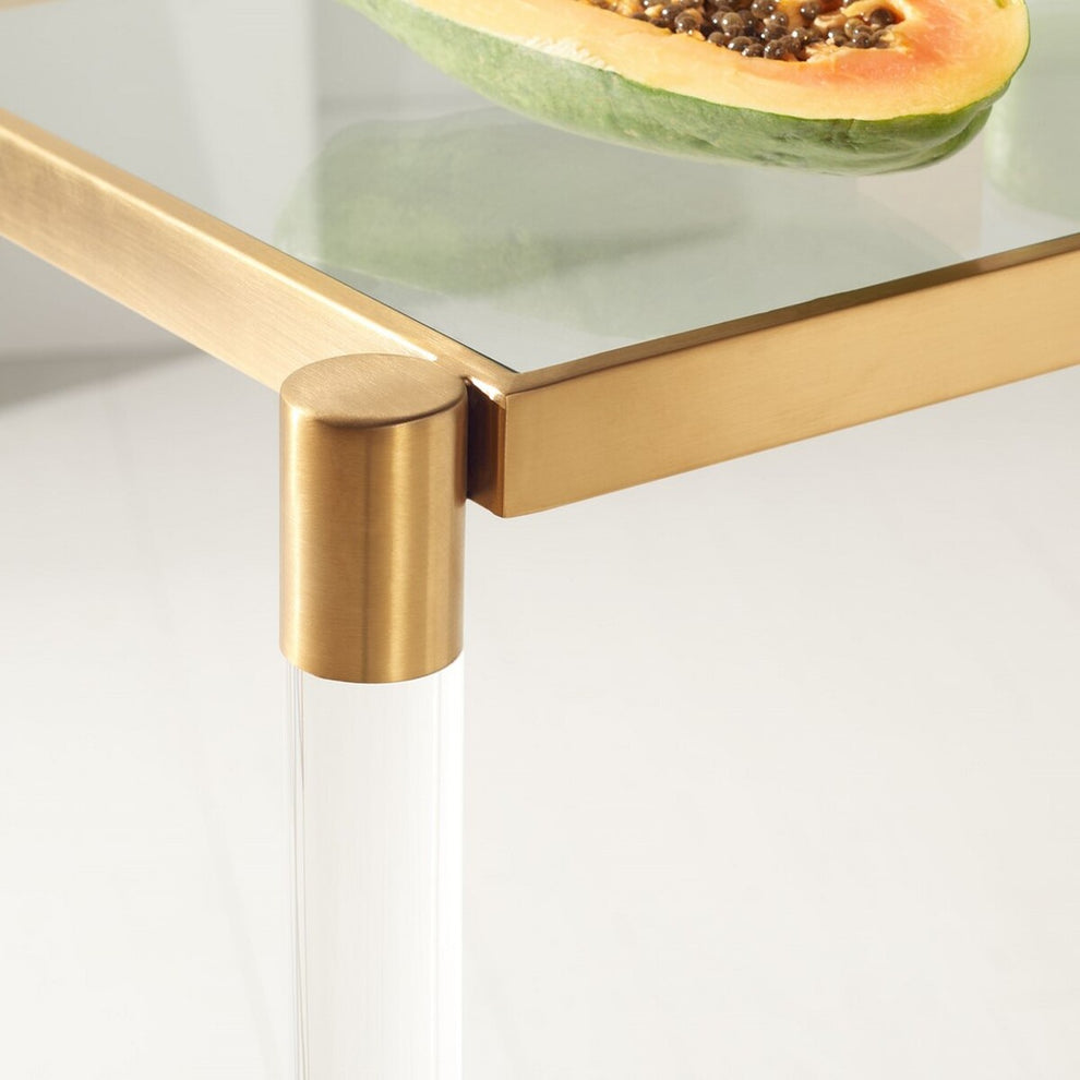 Safavieh Kyla Acrylic Console Table | Console Tables | Modishstore - 4