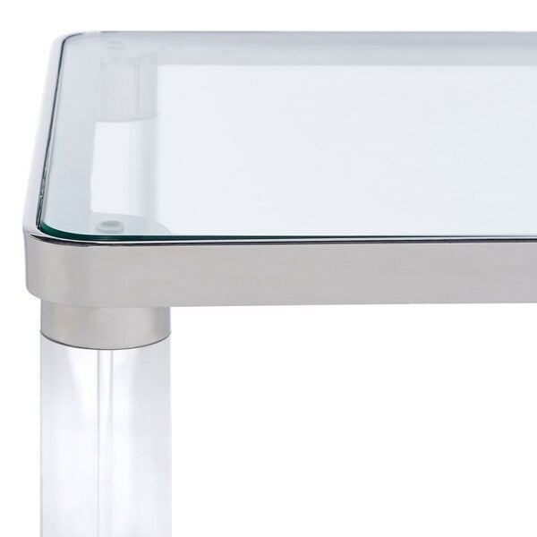 Safavieh Suzanna Acrylic Console Table - Silver | Console Tables | Modishstore - 5
