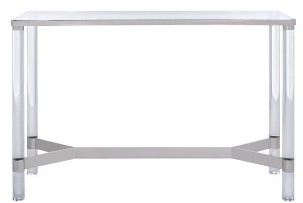 Safavieh Suzanna Acrylic Console Table - Silver | Console Tables | Modishstore - 2
