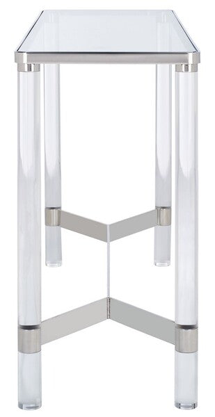 Safavieh Suzanna Acrylic Console Table - Silver | Console Tables | Modishstore - 4