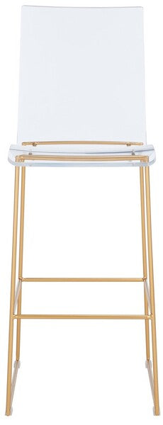 Safavieh Bryant Acrylic Barstool - Clear | Bar Stools | Modishstore - 2