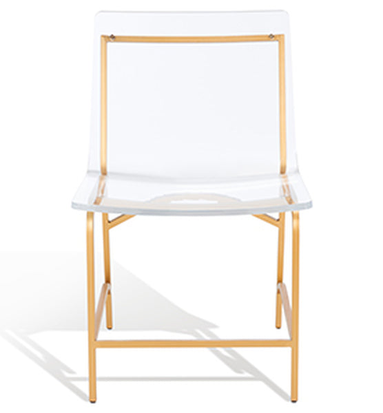Safavieh Bryant Acrylic Dining Chair Set Of 2 - Clear | Dining Chairs | Modishstore - 2