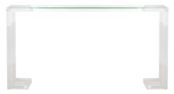 Safavieh Benji Acrylic Console Table - Clear | Console Tables | Modishstore - 2