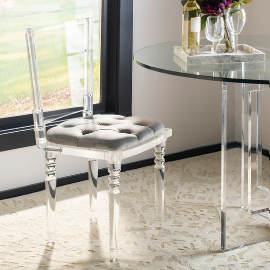 Safavieh Ella Acrylic Dining Chair - Clear | Dining Chairs | Modishstore