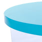 Safavieh Edwards Acryllic Accent Table - Turquoise | Accent Tables | Modishstore - 3