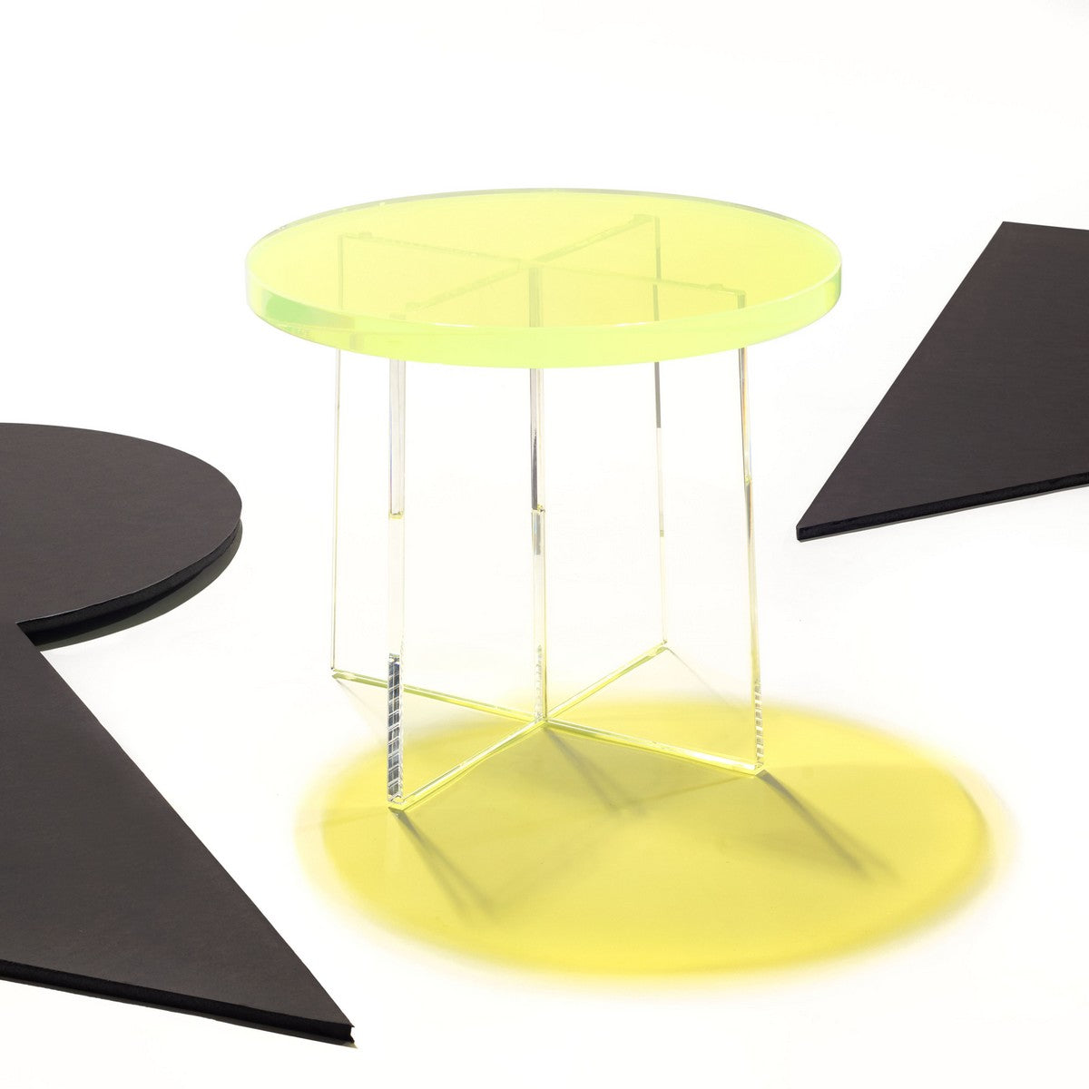 Safavieh Edwards Acryllic Accent Table - Neon | Accent Tables | Modishstore - 4