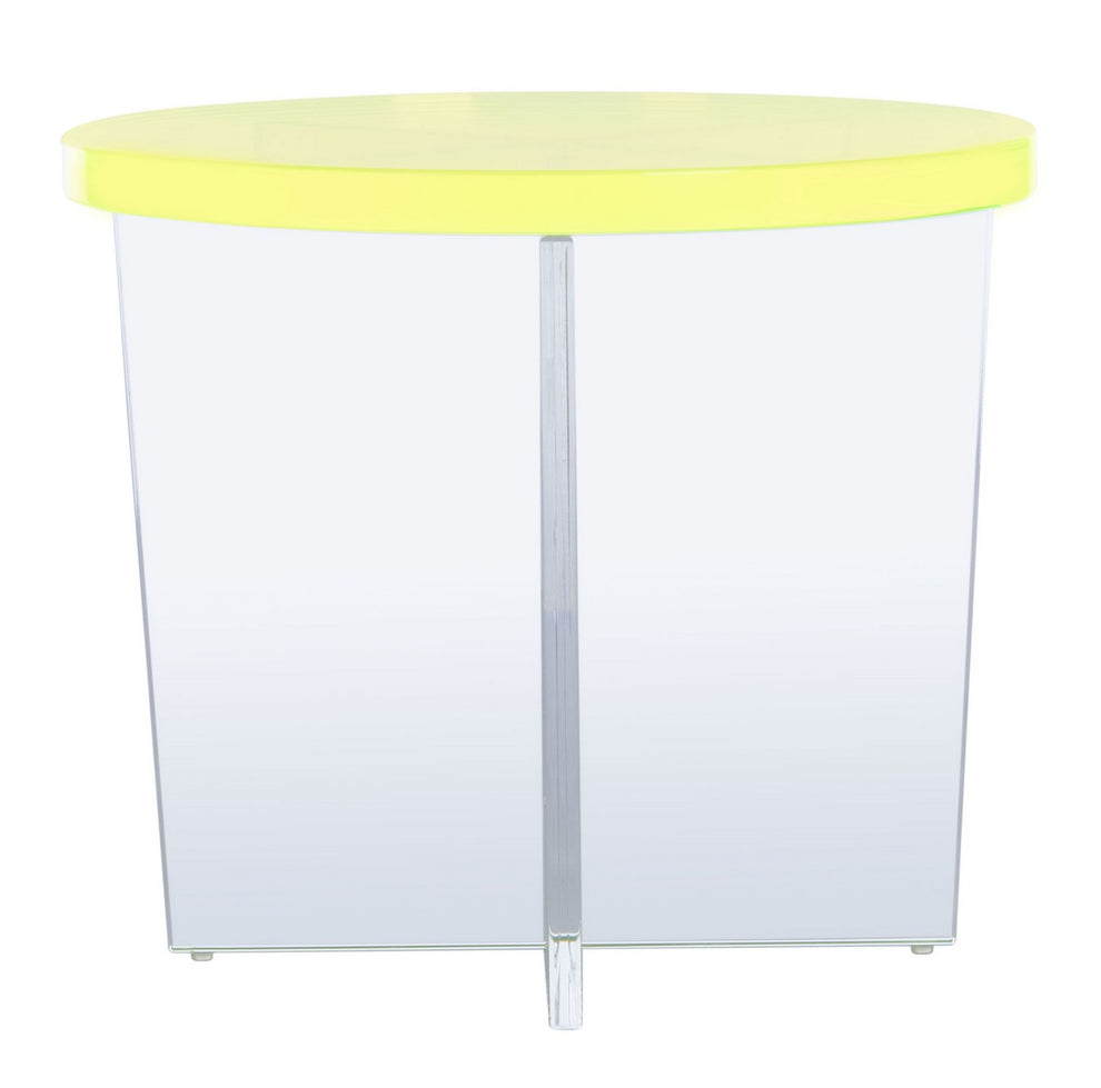 Safavieh Edwards Acryllic Accent Table - Neon | Accent Tables | Modishstore - 3