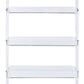 Safavieh Odetta Acrylic Bookshelf - Clear | Bookcases | Modishstore - 2