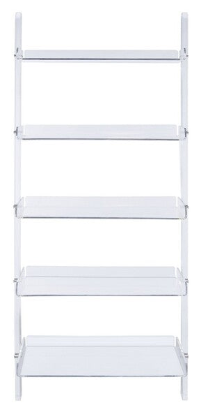 Safavieh Odetta Acrylic Bookshelf - Clear | Bookcases | Modishstore - 2