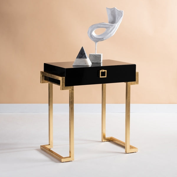 Safavieh Abele Side Table - Black | Accent Tables | Modishstore