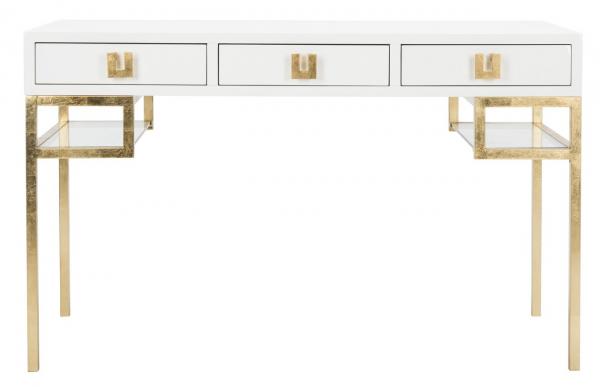 Safavieh Neria Writing Desk - White | Desks | Modishstore - 2