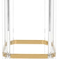 Safavieh Cicely Acrylic Bar Stool - Gold | Bar Stools | Modishstore - 2