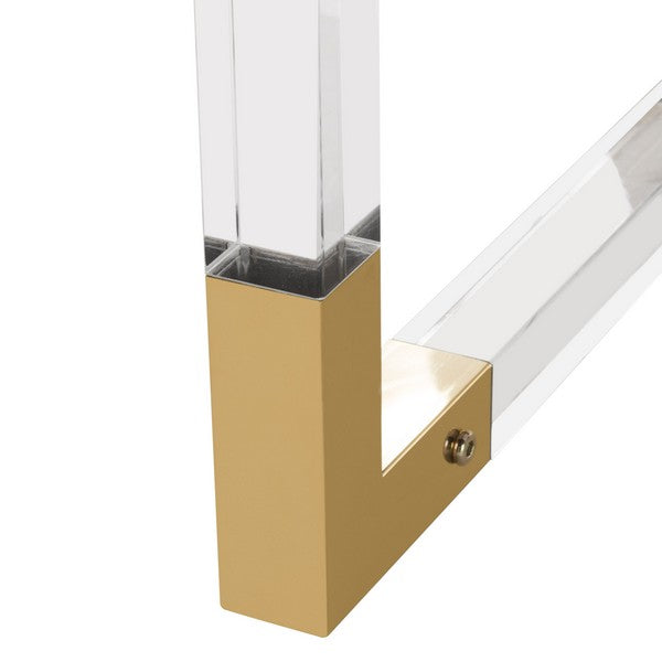 Safavieh Dariela Acrylic Desk - White | Desks | Modishstore - 5