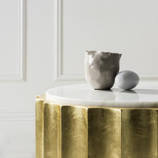 Safavieh Elodie Gold Side Table - Gold | Accent Tables | Modishstore - 5