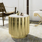 Safavieh Elodie Gold Side Table - Gold | Accent Tables | Modishstore