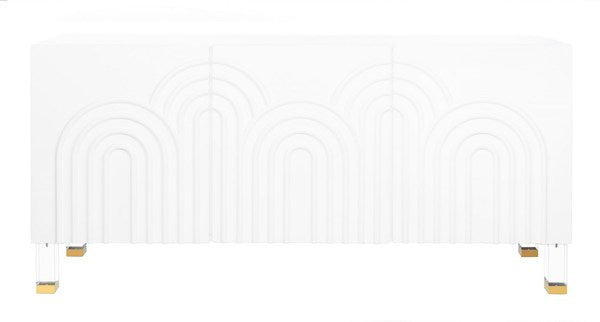 Safavieh Saturn Wave Acrylic Sideboard - White | Sideboards | Modishstore - 2