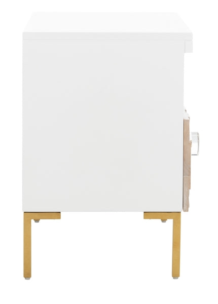 Safavieh Sylvie 1 Drawer Side Table - White | Accent Tables | Modishstore - 4