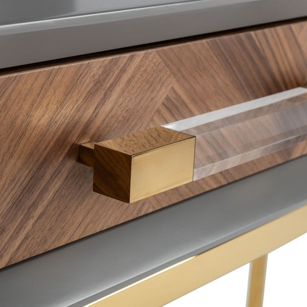 Safavieh Marty Modern Desk - Gray | Desks | Modishstore - 4