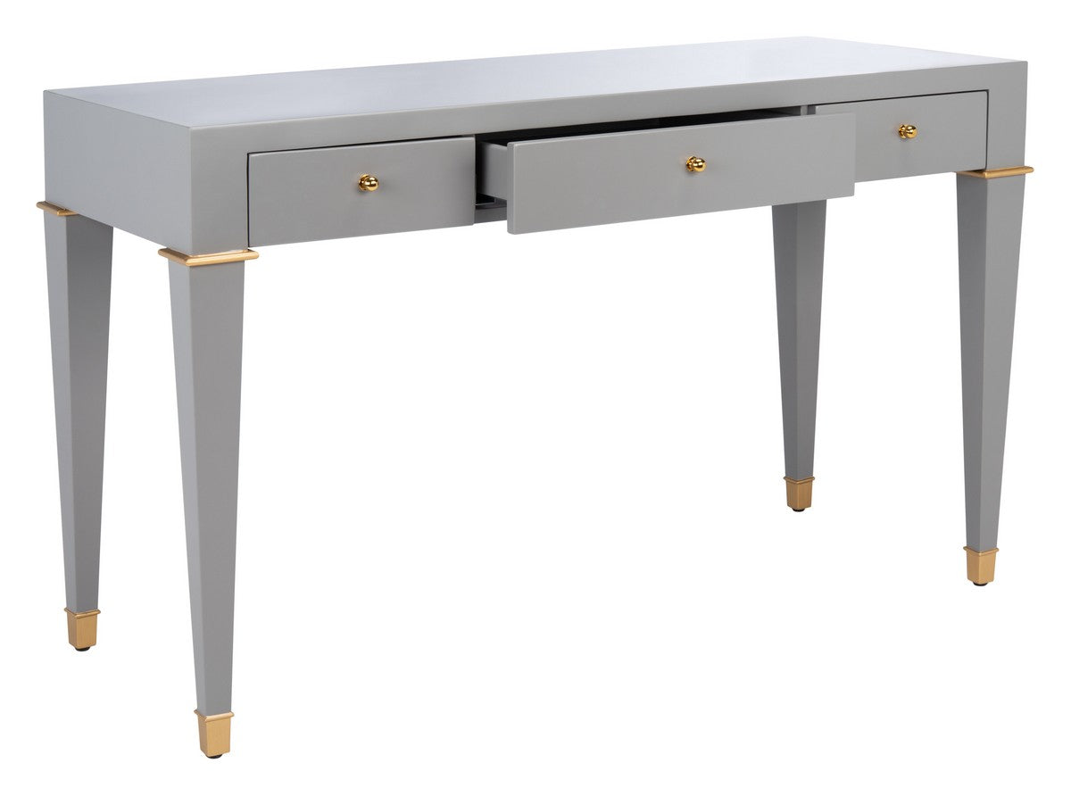 Safavieh Jordyn Modern Desk - Gray | Desks | Modishstore - 4