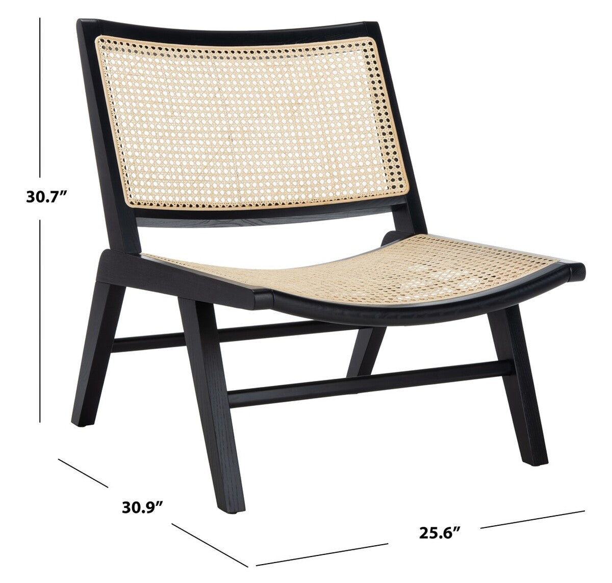 Safavieh Auckland Rattan Accent Chair | Accent Chairs | Modishstore - 3