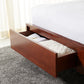 Safavieh Fitz 2 Drawer Storage Bed - Walnut | Beds | Modishstore - 5
