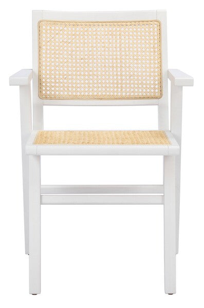 Safavieh Hattie French Cane Arm Chair Set Of 2 | Dining Chairs | Modishstore - 12