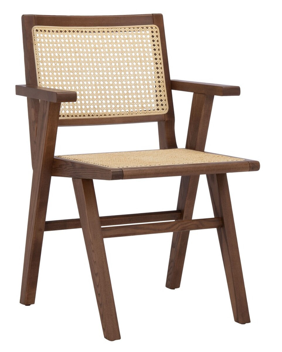 Safavieh Hattie French Cane Arm Chair Set Of 2 | Dining Chairs | Modishstore - 14
